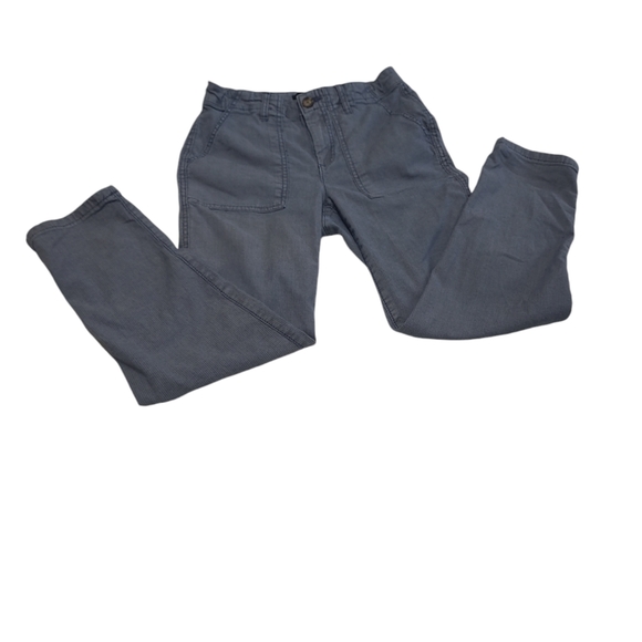 💲2️⃣ REITMANS Slate Blue Cotton/Lyocell Tapered High-Rise Utility Pant Size 2 - Picture 3 of 11